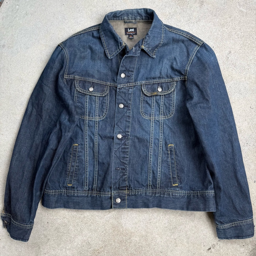 Lee Blue Denim Jacket - size XL